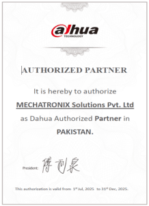 Dahua Partner Certificate